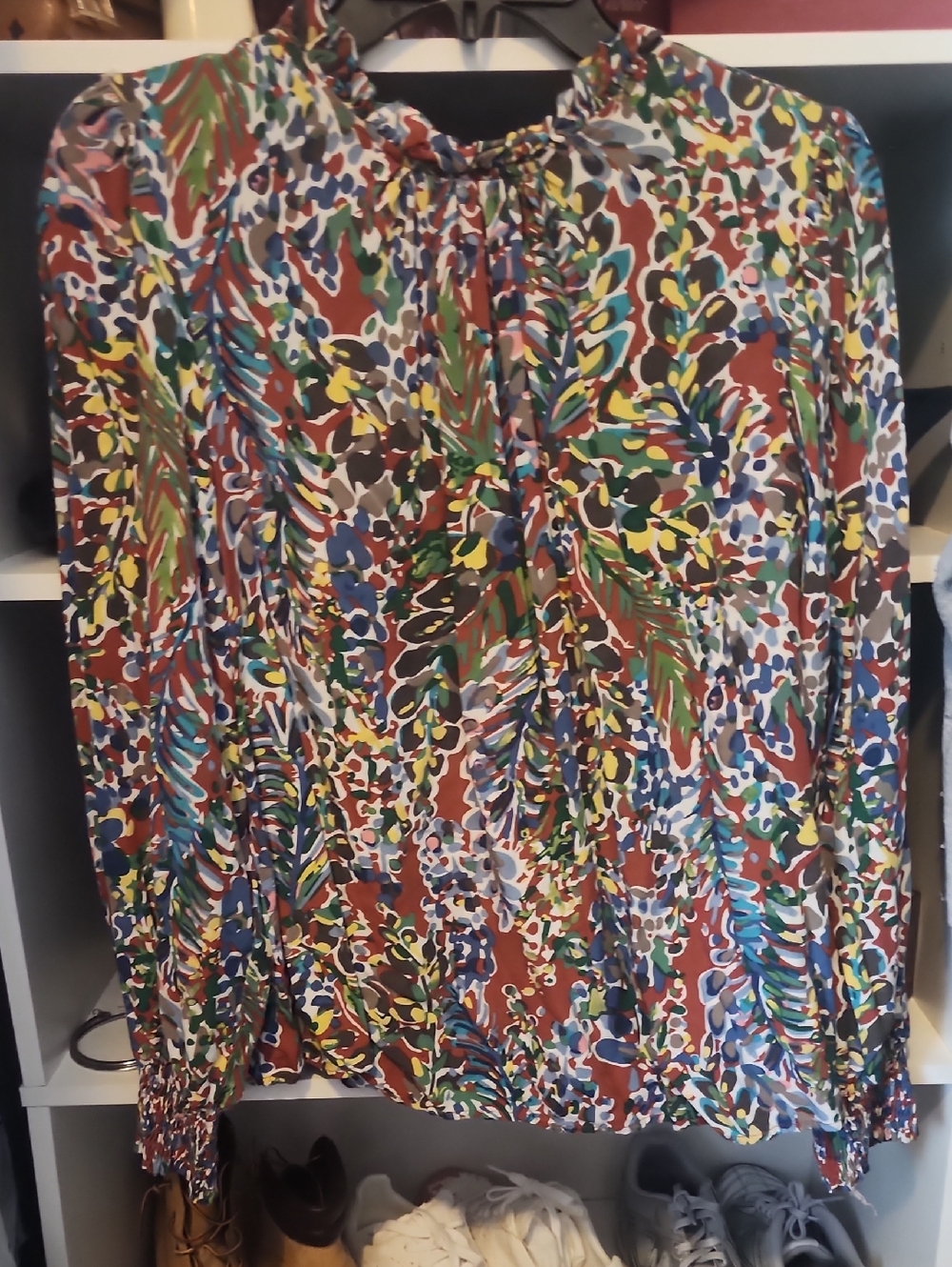 Womens Multicolor Printed Skirt